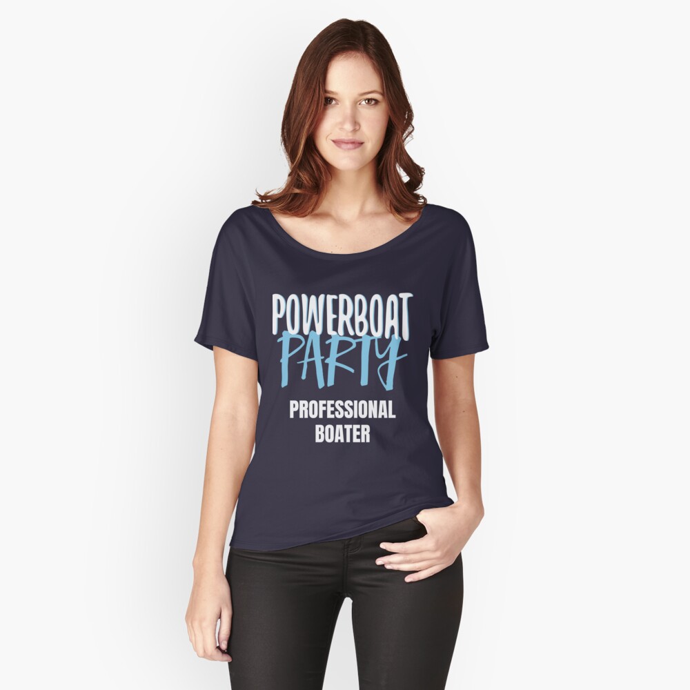 Item preview, Relaxed Fit T-Shirt designed and sold by powerboatparty.
