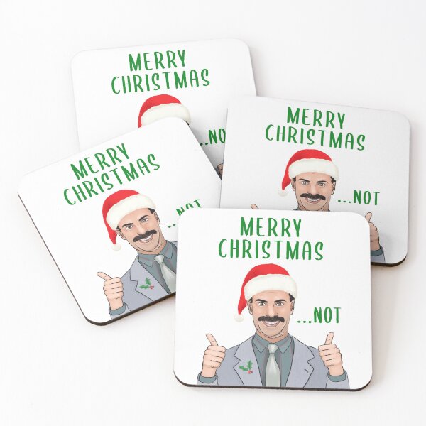 Item preview, Borat Christmas card, jumper, tshirt designed and sold by Splendid Scibbles.