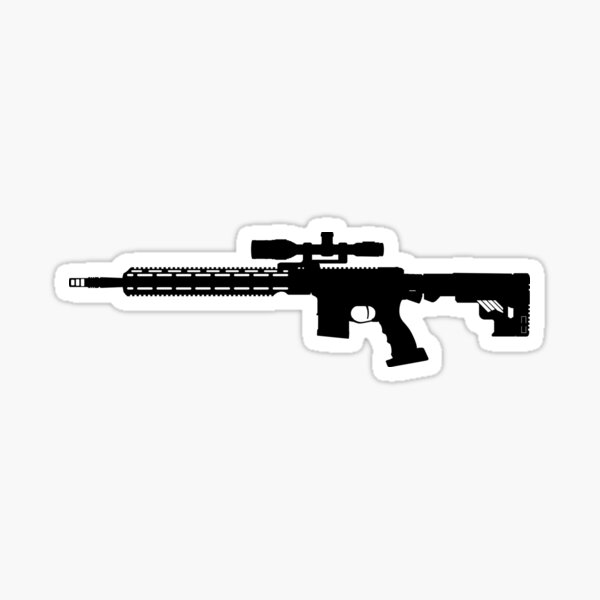 ar15 m4 rifle firearm window decal sticker USA Flag AR-15 Rifle Decal Sticker 