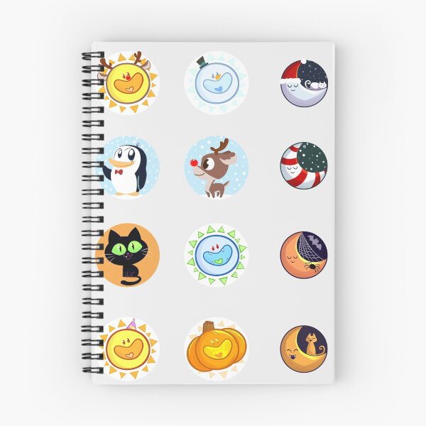 Item preview, Holiday Sticker Set designed and sold by alicechrosnyart.