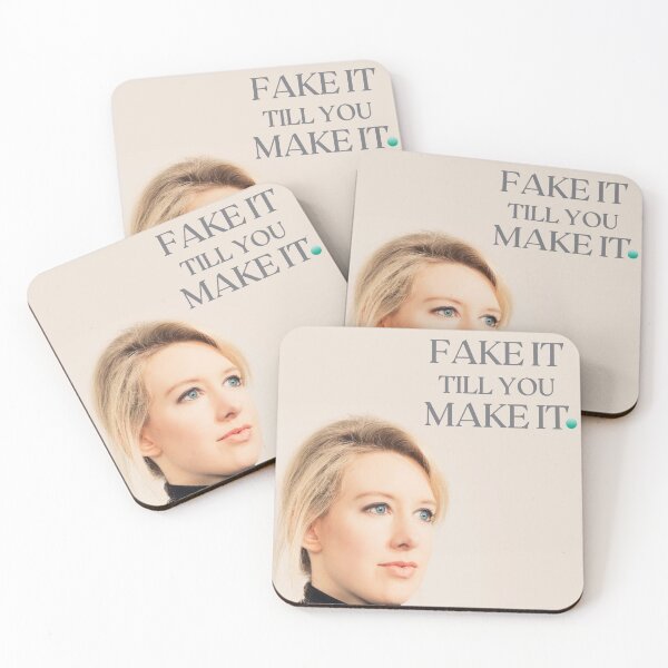 Item preview, Elizabeth Holmes Theranos - Fake it Till You make it designed and sold by HalloweenFit.