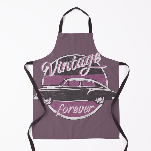 Item preview, Vintage Car Forever Dull Earthy Toned Magenta Color Distressed Slogan Design designed and sold by TrulyEpoque.