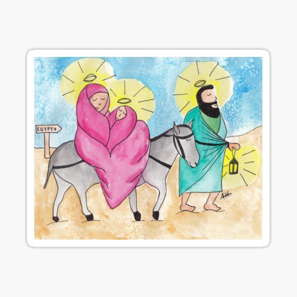 Jesus Was A Refugee Sticker