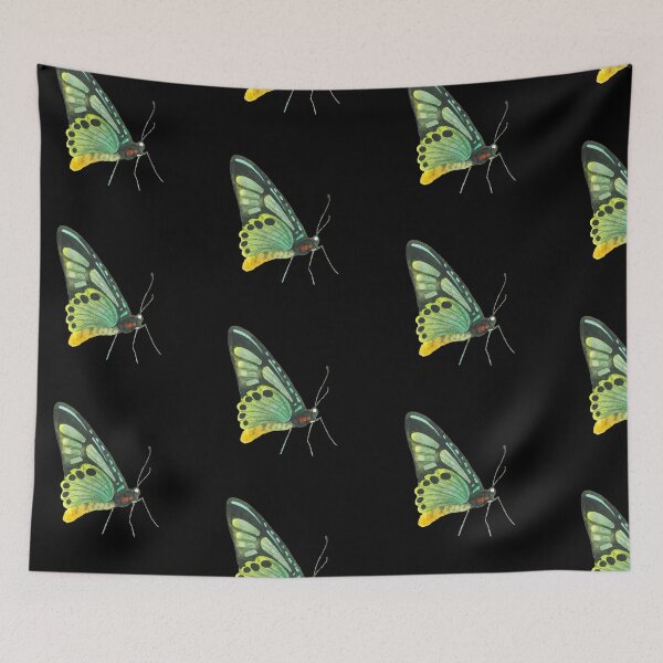 Item preview, sage green butterfly designed and sold by artbyrosse.