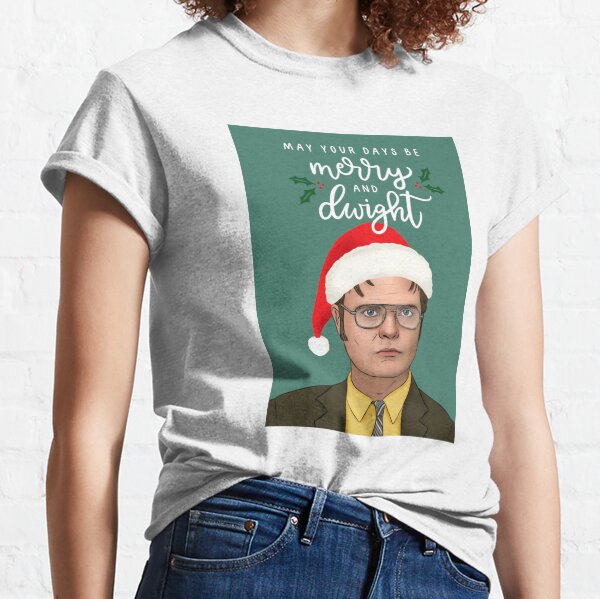 Artikel-Vorschau von Dwight schrute Weihnachtskarte, designt und verkauft von Swish & Scribble.