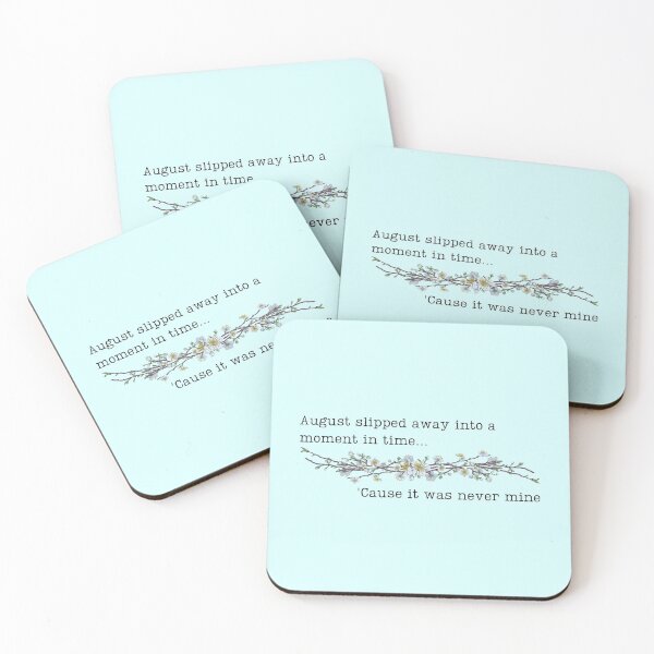 Item preview, Cute august lyrics deluxe edition designed and sold by Phiiilo.