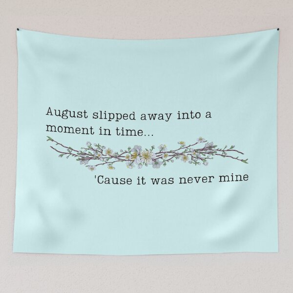 Item preview, Cute august lyrics deluxe edition designed and sold by Phiiilo.