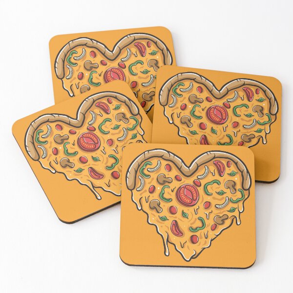 Item preview, Funny Pizza Heart I Love Pizza Gift for Pizza Lover designed and sold by HichamMissiame.