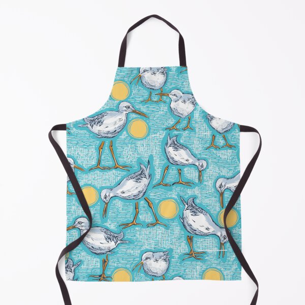 Item preview, Sunny Sandpipers Pattern | Beach Blue designed and sold by L Diane Johnson.