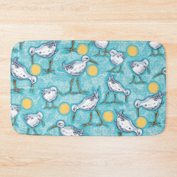 Item preview, Sunny Sandpipers Pattern | Beach Blue designed and sold by L Diane Johnson.