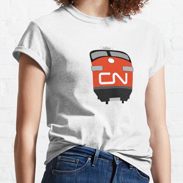 Canada National Railway Vintage Moose Railroad Train T Shirt