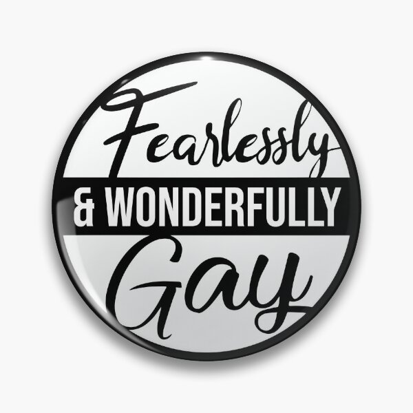 Item preview, Fearlessly Gay - White designed and sold by ADHDalex.