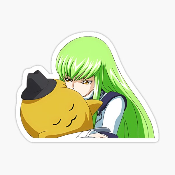 C C And Cheese Kun Code Geass Lelouch Of The Rebellion Sticker For Sale By Cookiestyle