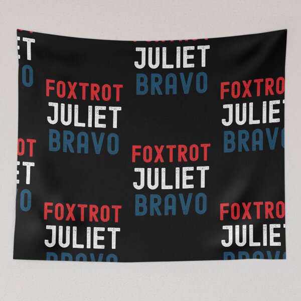 Item preview, Foxtrot Juliet Bravo designed and sold by SportyDogShop.