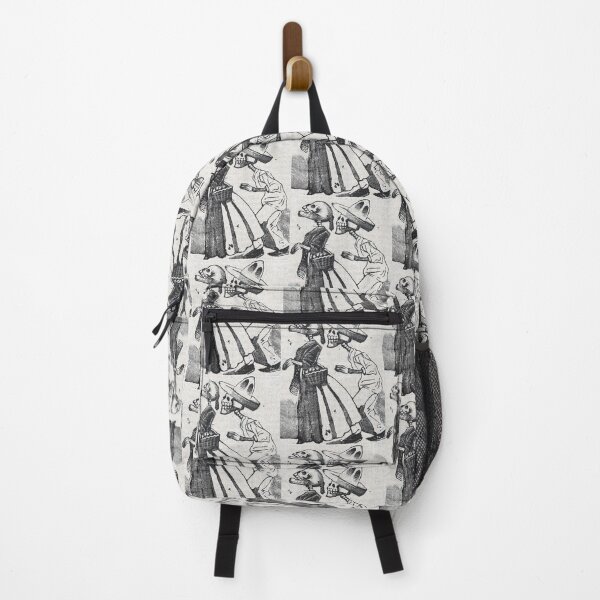 Item preview, A male skeleton walking behind a female skeleton by José Guadalupe Posada designed and sold by McSeller.