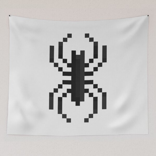 Item preview, Pixel Plastic Halloween Black Spider Ring designed and sold by rin3d .