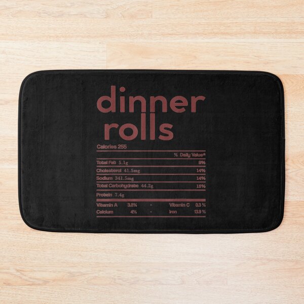 Item preview, Dinner Rolls Nutrition Facts Funny Thanksgiving Christmas designed and sold by Gayle0Theberge.