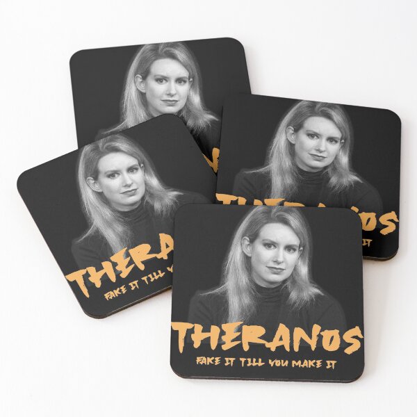 Item preview, Elizabeth Holmes Theranos - Fake it Till You make it designed and sold by HalloweenFit.
