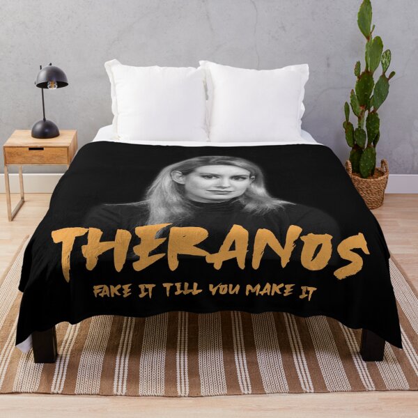 Item preview, Elizabeth Holmes Theranos - Fake it Till You make it designed and sold by HalloweenFit.