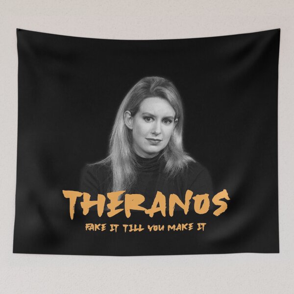 Item preview, Elizabeth Holmes Theranos - Fake it Till You make it designed and sold by HalloweenFit.