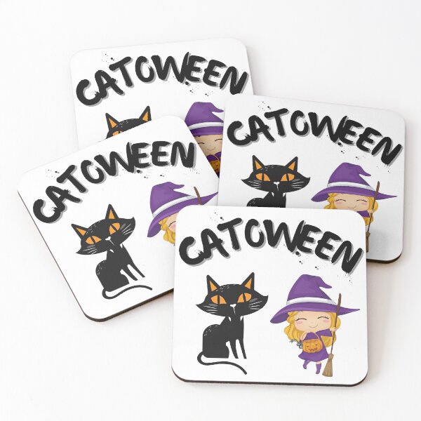 Item preview, Cute Cat And A Little Witch  designed and sold by Joyamotion.