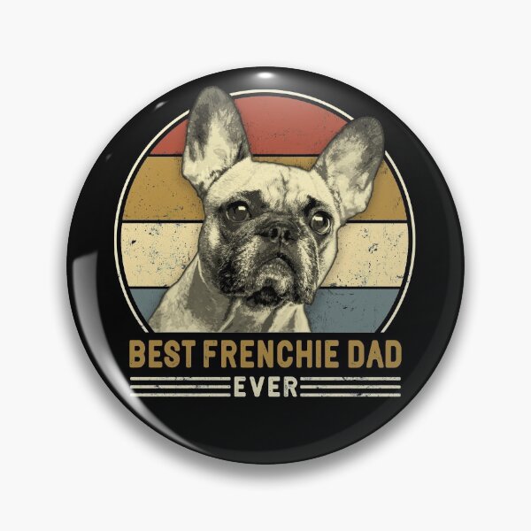 Item preview, Best Frenchie Dad Ever Retro French Bulldog Lover Owner Dad designed and sold by BoBlack.