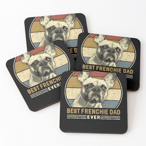 Item preview, Best Frenchie Dad Ever Retro French Bulldog Lover Owner Dad designed and sold by BoBlack.