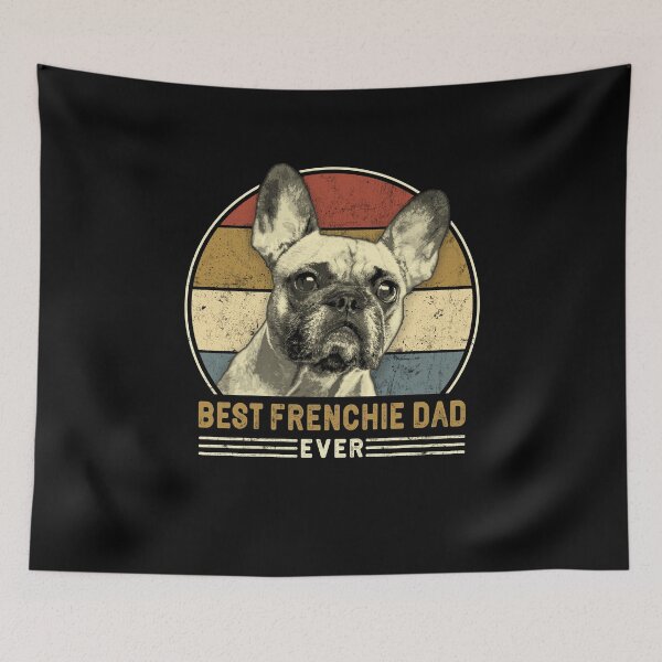 Item preview, Best Frenchie Dad Ever Retro French Bulldog Lover Owner Dad designed and sold by BoBlack.