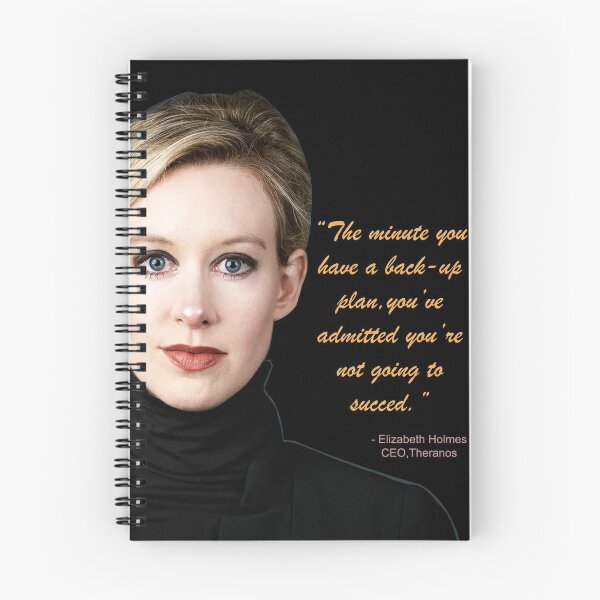 Item preview, Elizabeth Holmes Theranos - Quote designed and sold by HalloweenFit.
