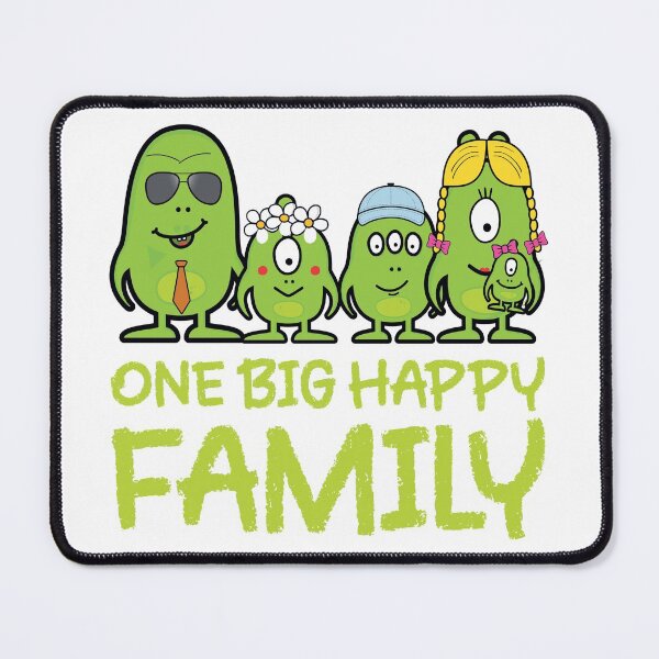 Item preview, One Big Happy Family - Monster Love - Birth Announcement designed and sold by ittybittyowl.