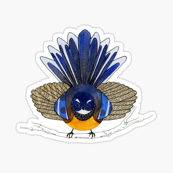 Fantail bird Sticker