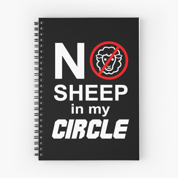 Item preview, No Sheep In My Circle Funny Sayings designed and sold by anjanaartz.