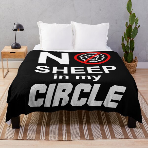 Item preview, No Sheep In My Circle Funny Sayings designed and sold by anjanaartz.