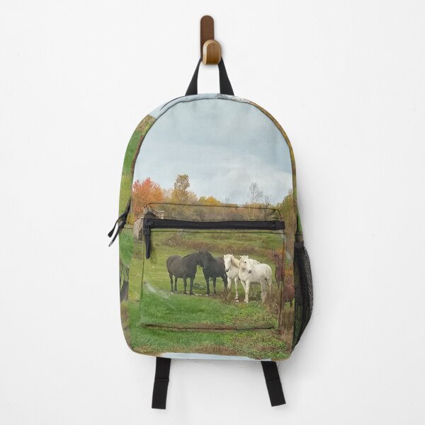 Item preview, Farm and horses in autumn | autumn landscape farm designed and sold by NathBros.