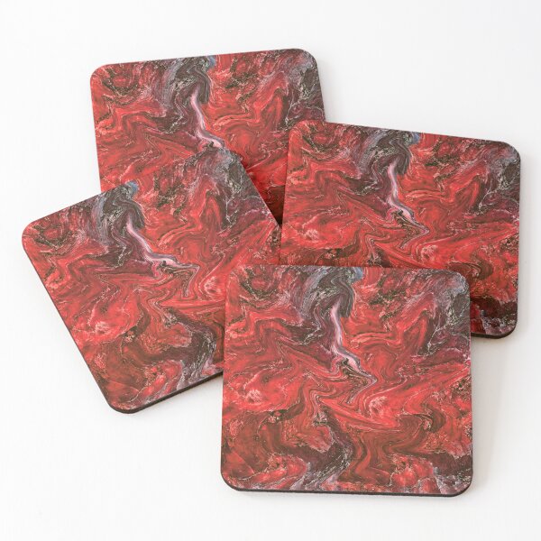 Item preview, Red marble designed and sold by Catspuss.
