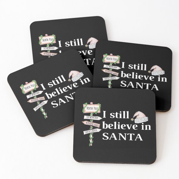 Item preview, i still believe in santa - pink christmas designed and sold by -justb-.