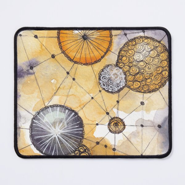 Item preview, Yellow Bubble Abstract painting designed and sold by balefyren.