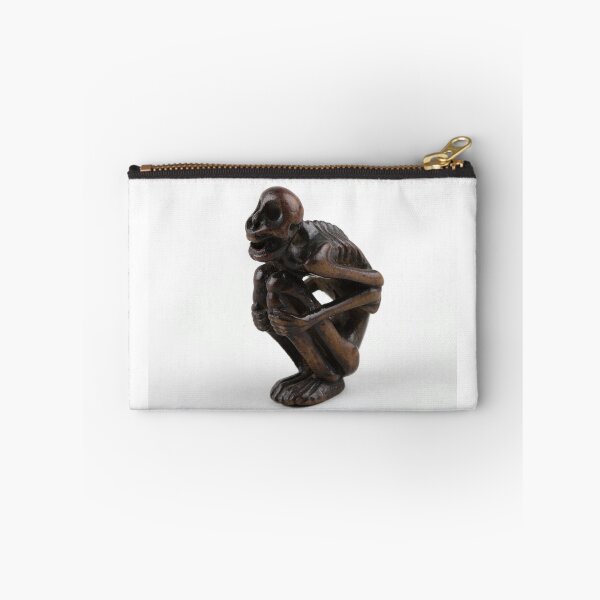 Item preview, Netsuke of Crouching Figure of a Skeleton, Japan designed and sold by McSeller.