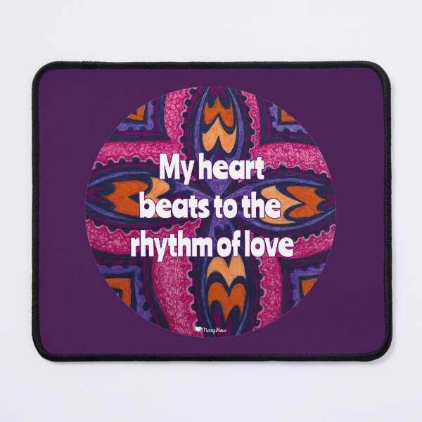 Item preview, My Heart Beats Original Mandala by Mary How designed and sold by Mary How.
