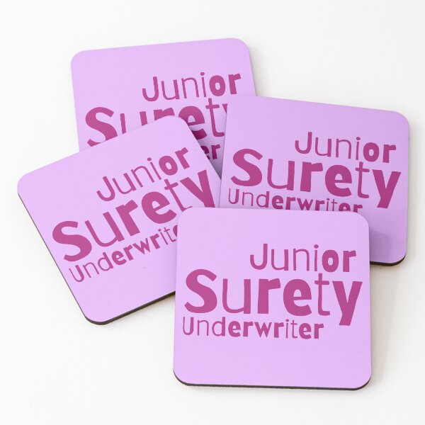 Item preview, Junior Surety Underwriter Purple Funny Font designed and sold by trendingatees.