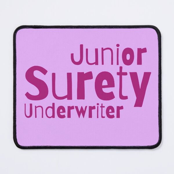 Item preview, Junior Surety Underwriter Purple Funny Font designed and sold by trendingatees.