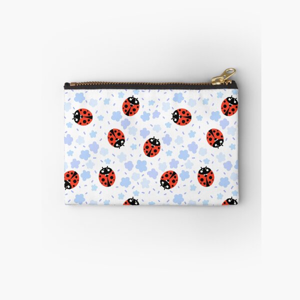 Item preview, Ladybugs Ladybirds in a blue flowers garden designed and sold by ApiladaV.