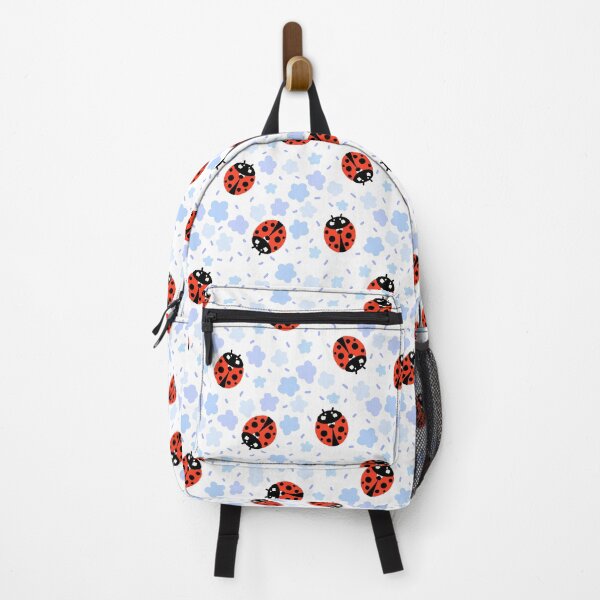 Item preview, Ladybugs Ladybirds in a blue flowers garden designed and sold by ApiladaV.