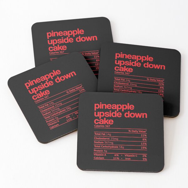 Item preview, Pineapple Upside Down Cake Nutrition Facts Thanksgiving Gift designed and sold by Gayle0Theberge.