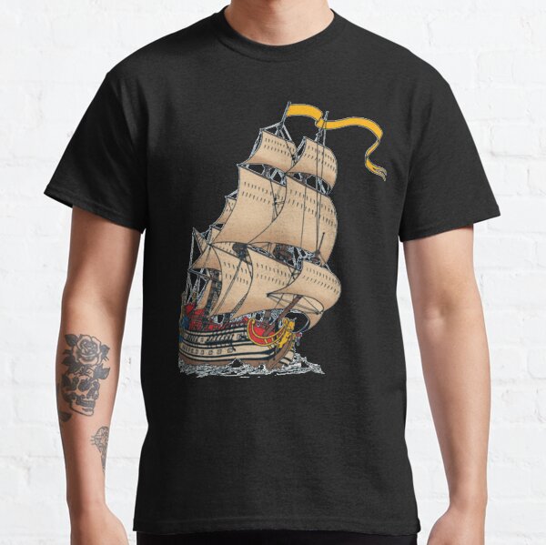 Voilier La Licorne, photo couleur T-shirt classique