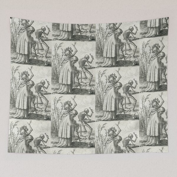 Item preview, Old woman, from the Dance of Death by Wenceslaus Hollar  designed and sold by McSeller.