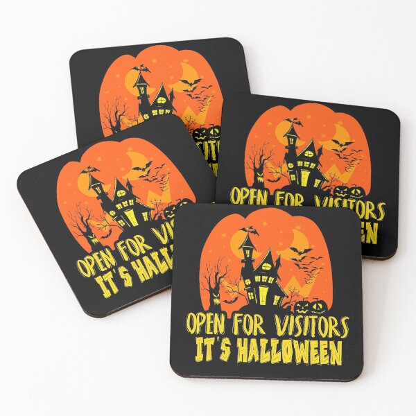 Item preview, It's Halloween Open for visitors - spooky house Halloween design designed and sold by asprse.