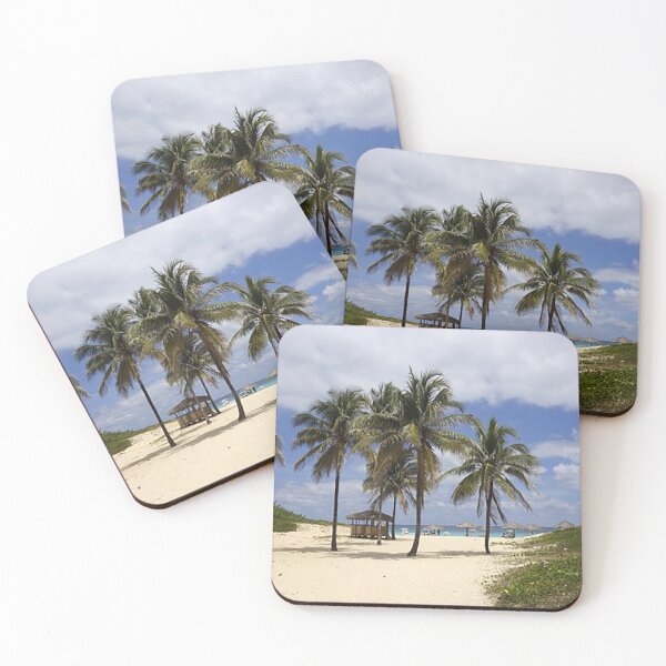 Item preview, Palm trees on the beach, Paradise, Tropical paradise, Sand, Carribean islands, Life is a beach designed and sold by Nostrathomas66.