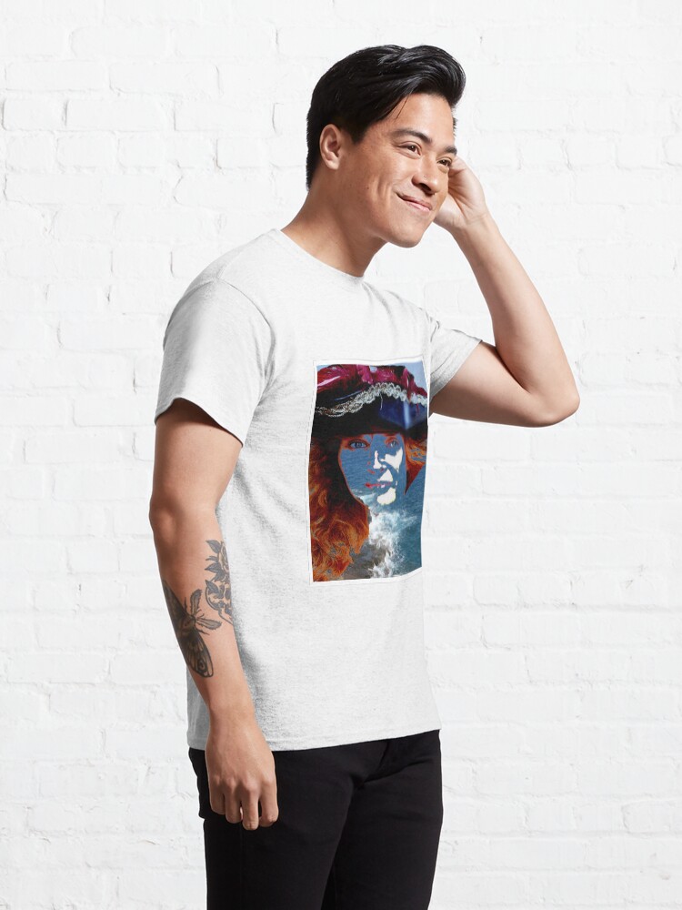 Alternate view of Face in the Sea Classic T-Shirt