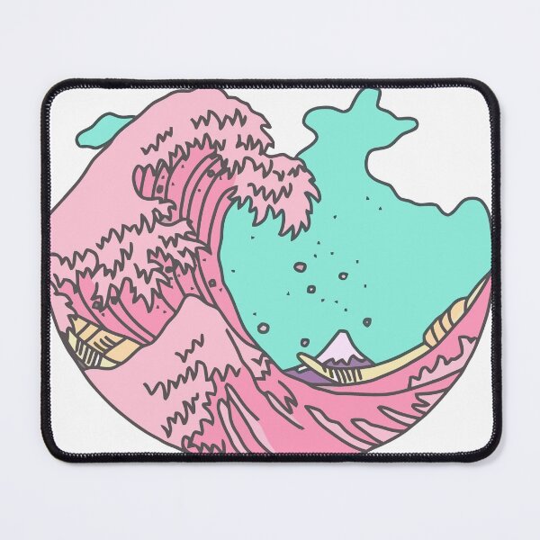 Item preview, Aesthetic pink wave designed and sold by freeyoursoul.